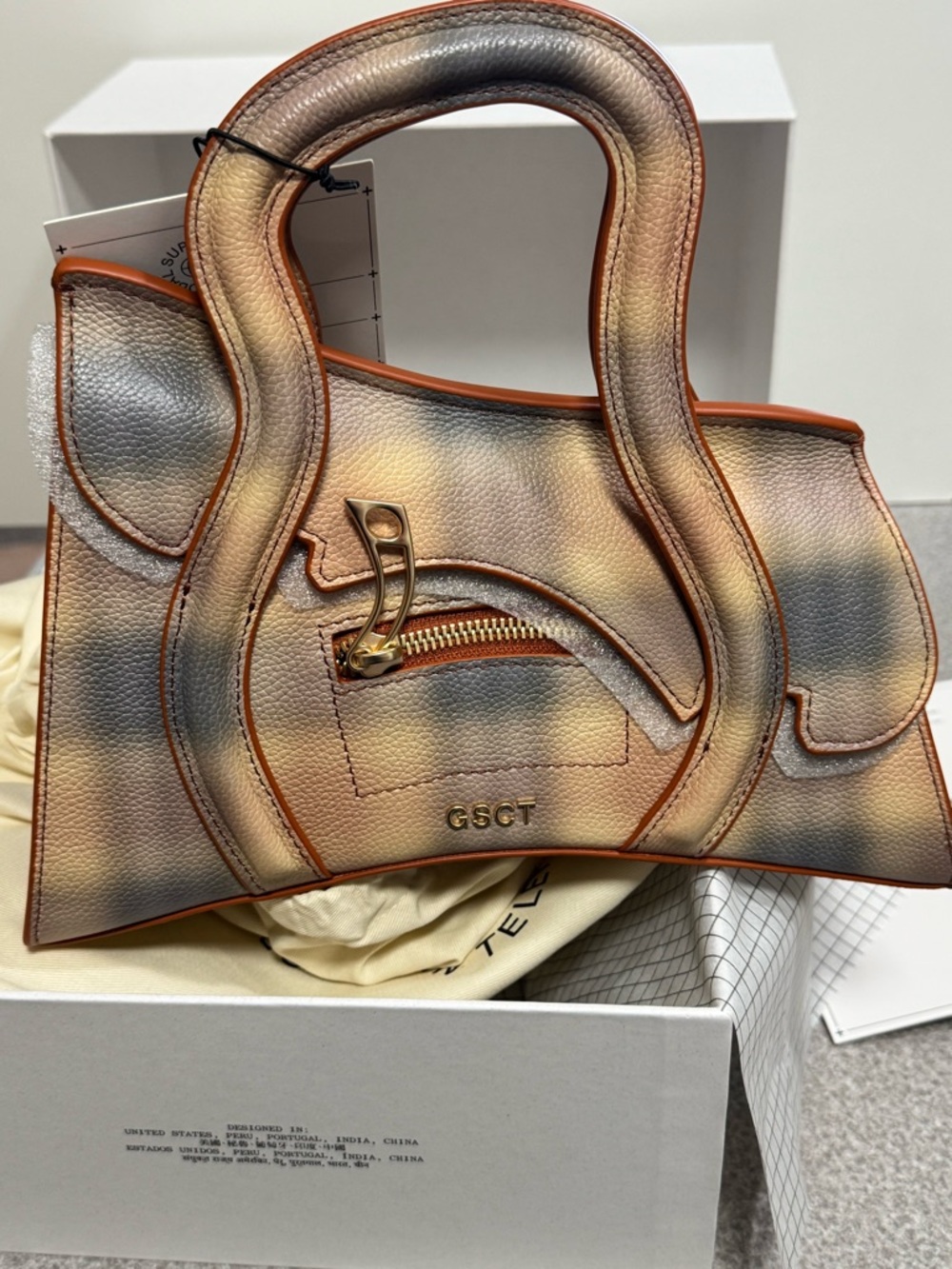 MSCHF Global Supply Chain Telephone Handbag Blurberry NEW WITH BOX